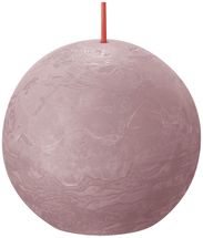 Bougie en forme de boule Bolsius Rustique Ash Rose ø 7,5 cm